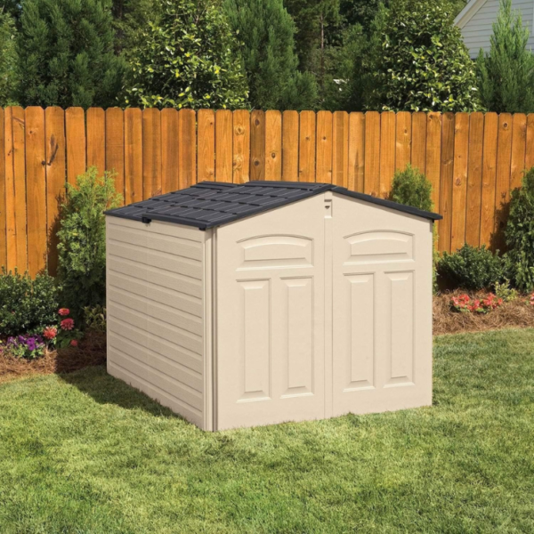 Rubbermaid 7 ft. x 5 ft. Slide-Lid Resin Outdoor Storage Shed