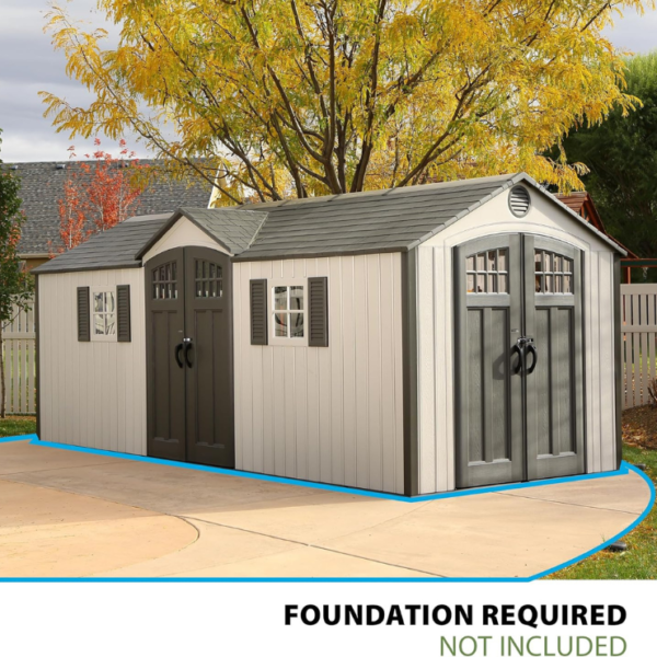 Lifetime 20 ft. x 8 ft. Outdoor Storage Shed
