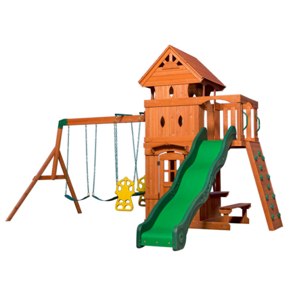Backyard Discovery Monterey Cedar Wooden Swing Set